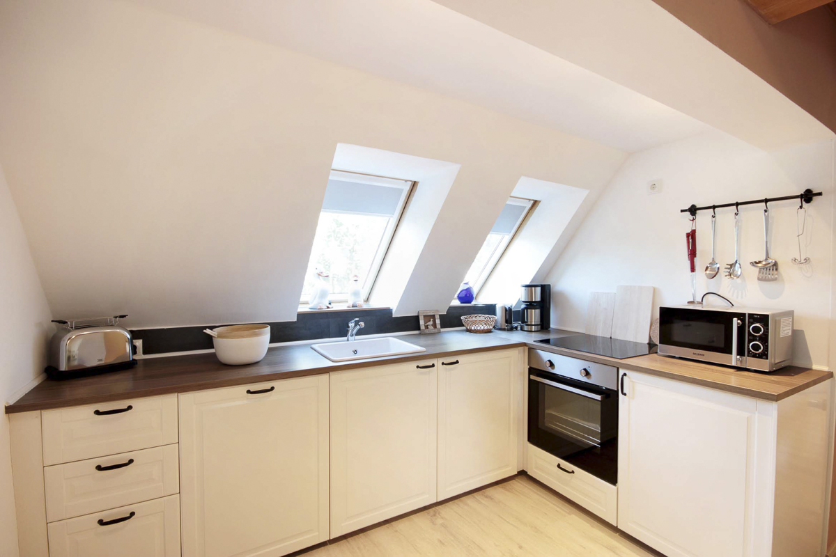 FerienwoFerienwohnung Seestern Küchehnung Seestern-2 Ferienwohnung Seestern Küche
